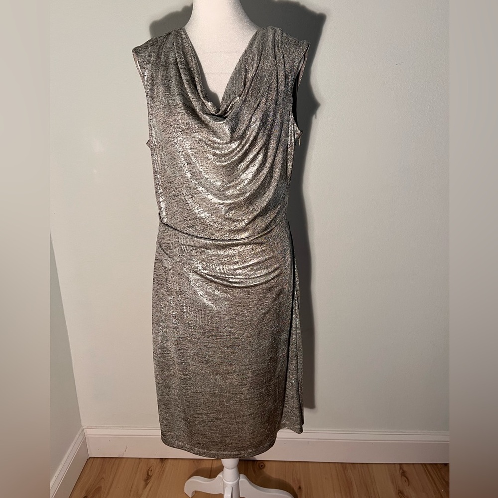 Ladies silver Vince Camuto dress